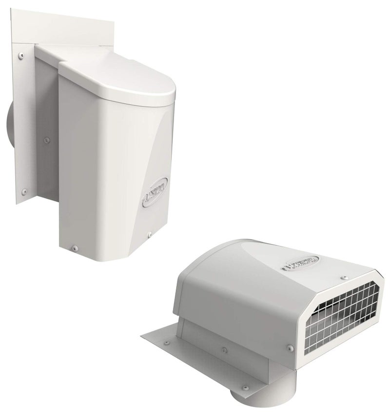 MAXIMUM Ventilation 4 inch Outdoor Wall Dryer Vent Cover, Bathroom Vent Cover, HVAC Exhaust/Intake Wall Vent Cover, Energy Saving Dryer Vent Cover, Steel and Weatherproof Construction (AF4C)â€“ White - Image 2